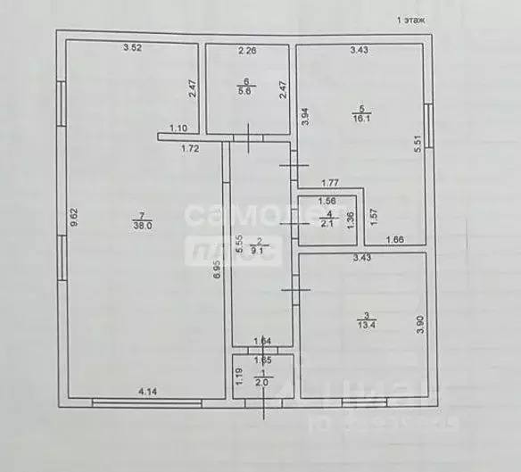Дом в Калужская область, Совхоз Боровский с/пос, д. Кириллово  (92 м) - Фото 2