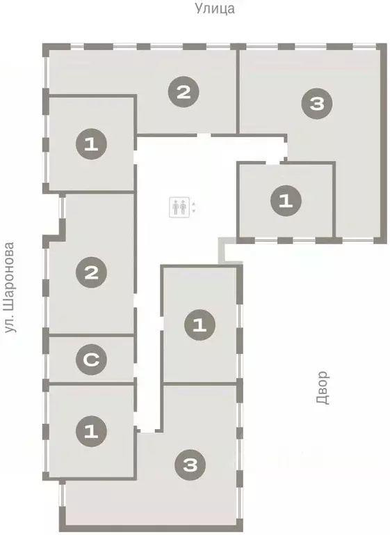 2-к кв. Омская область, Омск  (61.6 м) - Фото 1