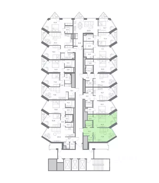 1-к кв. Москва Крылатская ул., 23 (46.66 м) - Фото 1