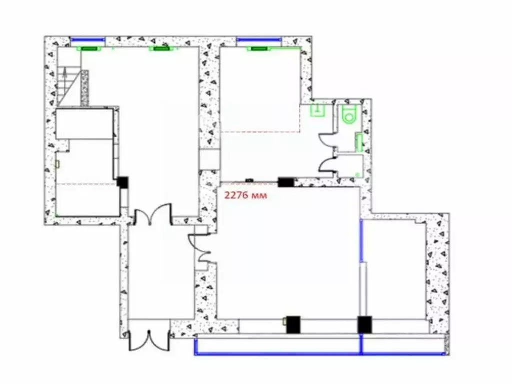 Помещение свободного назначения в Москва Ленинградское ш., 9К1 (126 м) - Фото 2