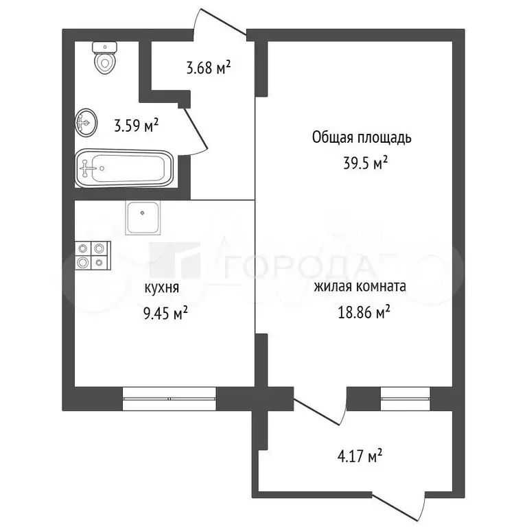 Продам офисное помещение, 39.5 м - Фото 0