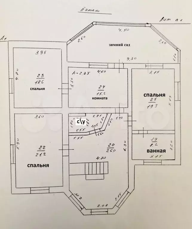 Дом 446 м на участке 17 сот. - Фото 1