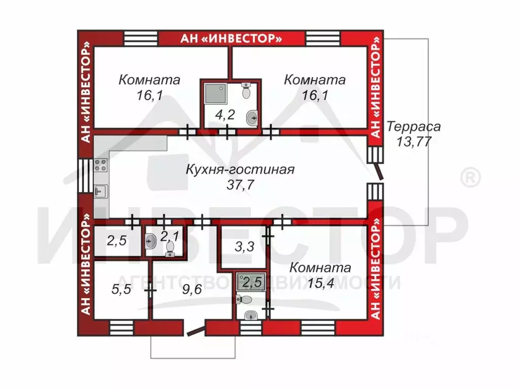Дом в Челябинская область, Сосновский муниципальный округ, пос. ... - Фото 1