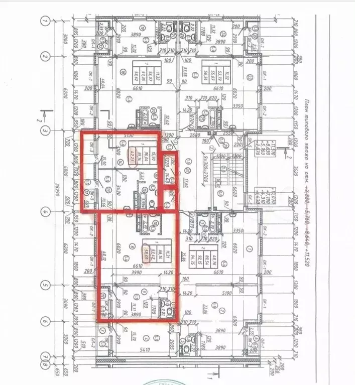 2-к. квартира, 58,7 м, 5/5 эт. - Фото 0