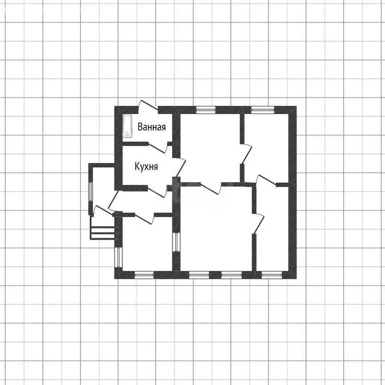 Дом в Белгород, улица Декабристов (84.8 м) - Фото 2