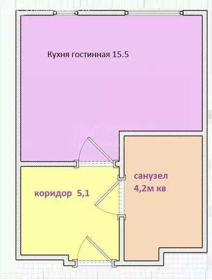 Квартира-студия: Люберцы, Солнечная улица, 2 (24.9 м) - Фото 0