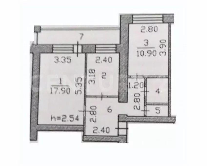 2-к кв. Чувашия, Чебоксары просп. Максима Горького, 15 (56.0 м) - Фото 2