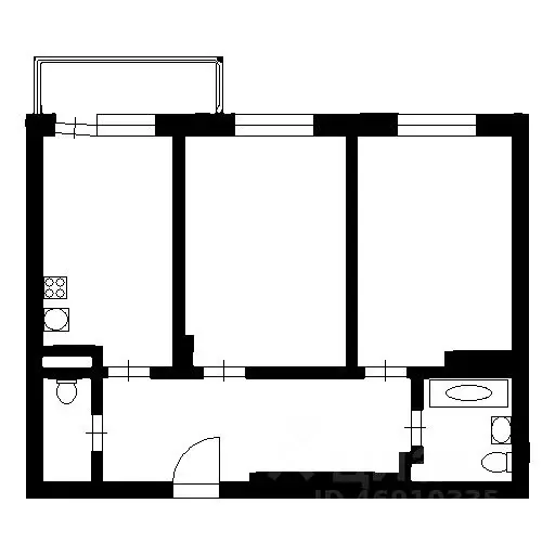 2-к кв. Новосибирская область, Новосибирск ул. Лескова, 25 (71.5 м) - Фото 1