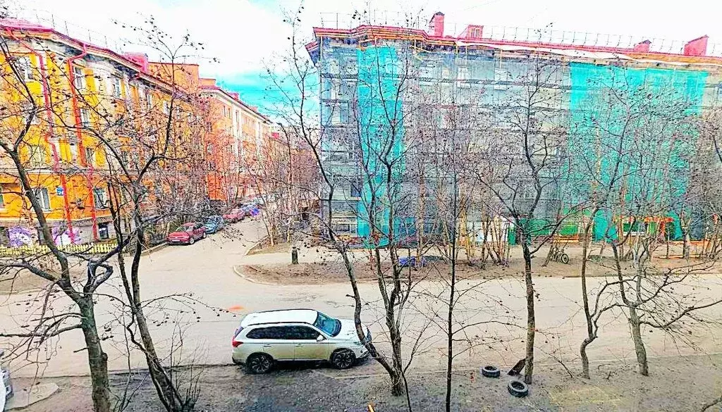 3-комнатная квартира: Мурманск, Октябрьская улица, 23 (72 м) - Фото 0