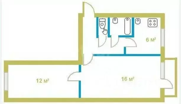 2-к кв. Хабаровский край, Хабаровск ул. Ленина, 10 (42.8 м) - Фото 0