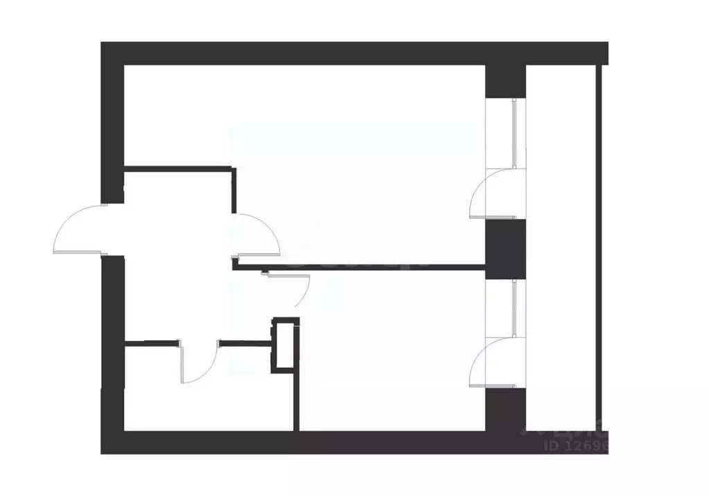 1-к кв. Московская область, Балашиха 1 Мая мкр, 24 (38.0 м) - Фото 2