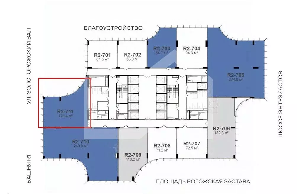 Офис в Москва ул. Золоторожский Вал, 11С1 (120 м) - Фото 1