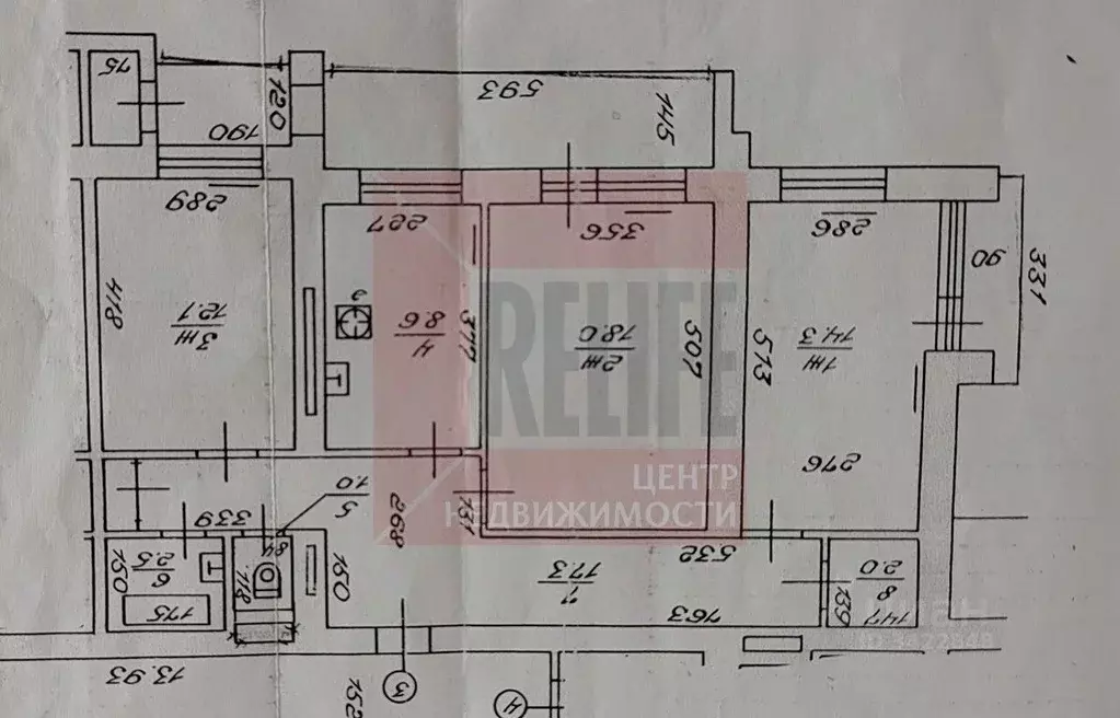 3-к кв. Калининградская область, Калининград ул. 9 Апреля, 5 (75.8 м) - Фото 2