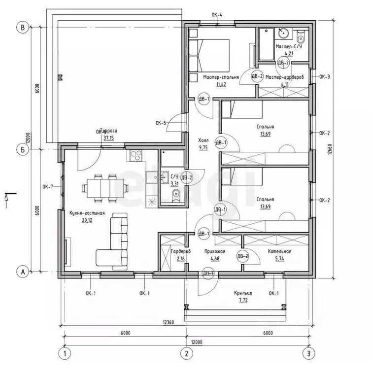 Дом в Хабаровский край, Хабаровский район, Тополевское с/пос, с. ... - Фото 2