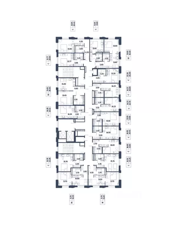 Студия Санкт-Петербург Московское ш., 13Ж (20.88 м) - Фото 1