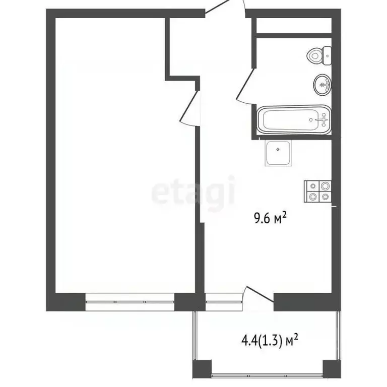 1-к кв. Краснодарский край, Анапа муниципальный округ, с. Сукко ул. ... - Фото 2