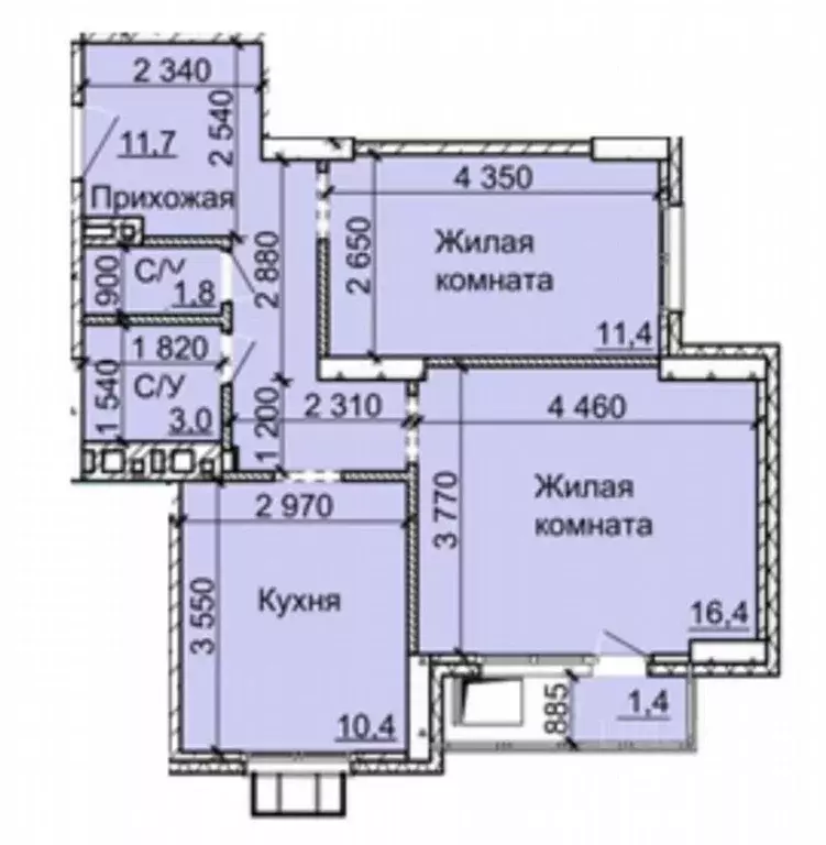 2-к кв. Новосибирская область, Новосибирск Юбилейный мкр, ул. ... - Фото 0