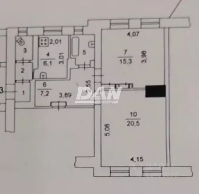 2-к кв. Челябинская область, Челябинск ул. Суркова, 12 (57.5 м) - Фото 2