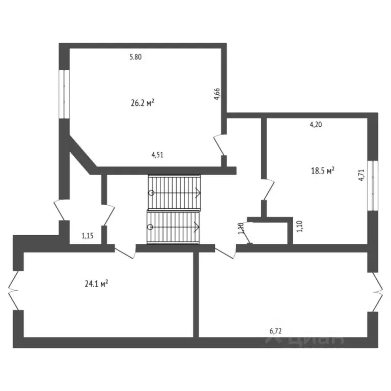 Офис в Тюменская область, Тюмень ул. Чернышевского, 2Бк9 (215 м) - Фото 2