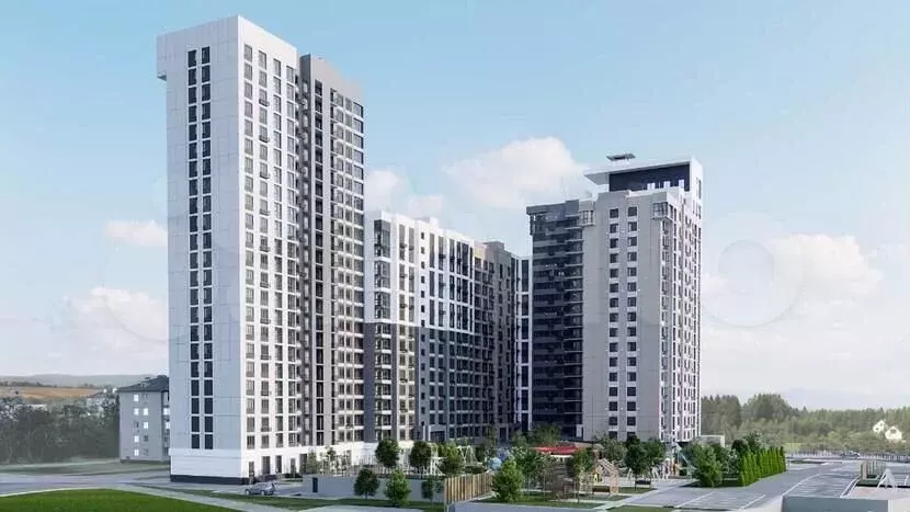 2-к. квартира, 69,5 м, 18/25 эт. - Фото 1