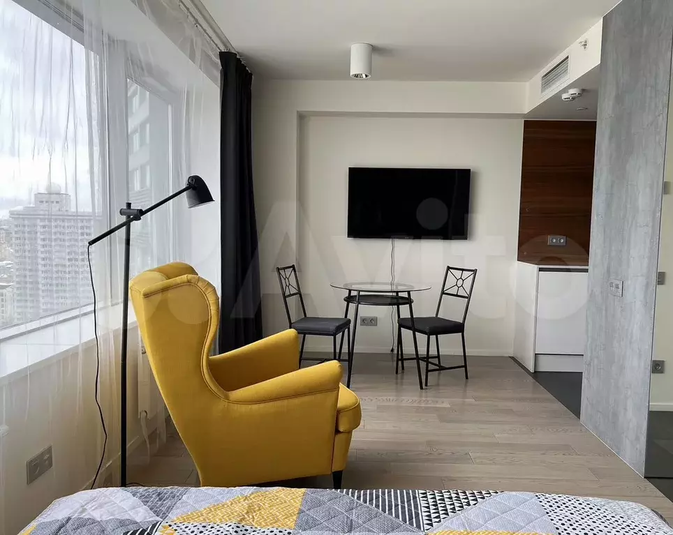 Апартаменты-студия, 28 м, 23/26 эт. - Фото 1