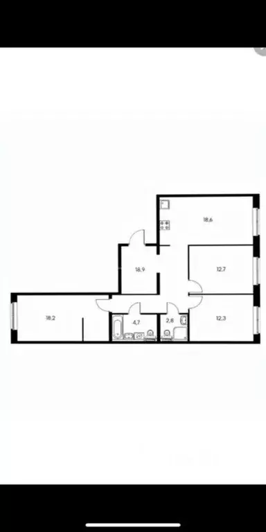 3-к кв. Московская область, Мытищи ул. Мира, 37 (94.0 м) - Фото 1