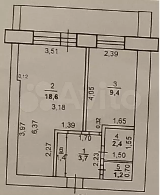 1-к. квартира, 36,7 м, 10/12 эт. - Фото 0