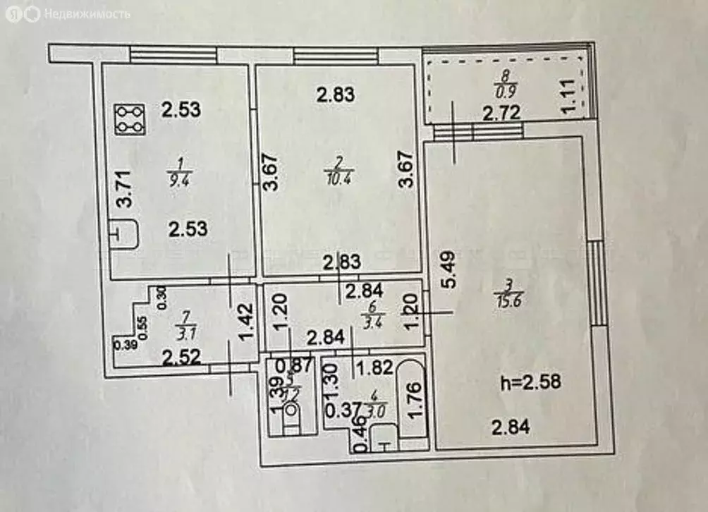 2-комнатная квартира: Казань, Маршрутная улица, 16 (47 м) - Фото 0