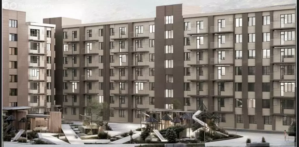 1-комнатная квартира: Владикавказ, ЖК Логистика, поз4 (53 м) - Фото 0