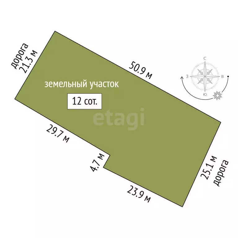 Участок в Севастополь, Нахимовский район, Качинский муниципальный ... - Фото 1