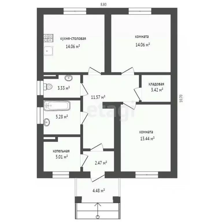 Дом в Тюменская область, Тюмень Садовое товарищество Липовый остров, ... - Фото 2