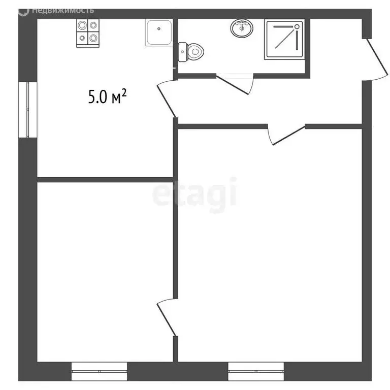 2-комнатная квартира: Омск, микрорайон Городок Нефтяников, улица 20-го ... - Фото 1