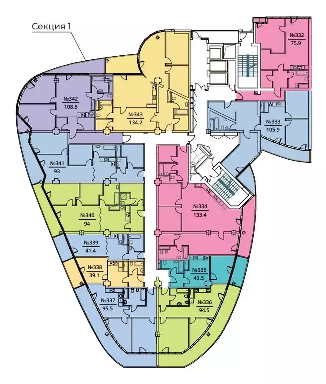 2-к кв. Краснодарский край, Сочи Курортный просп., 108 (94.1 м) - Фото 2