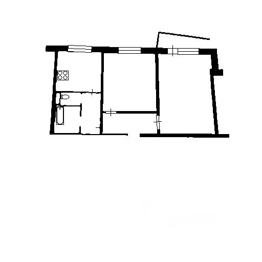 2-к кв. Новосибирская область, Новосибирск Северный мкр, ул. ... - Фото 2