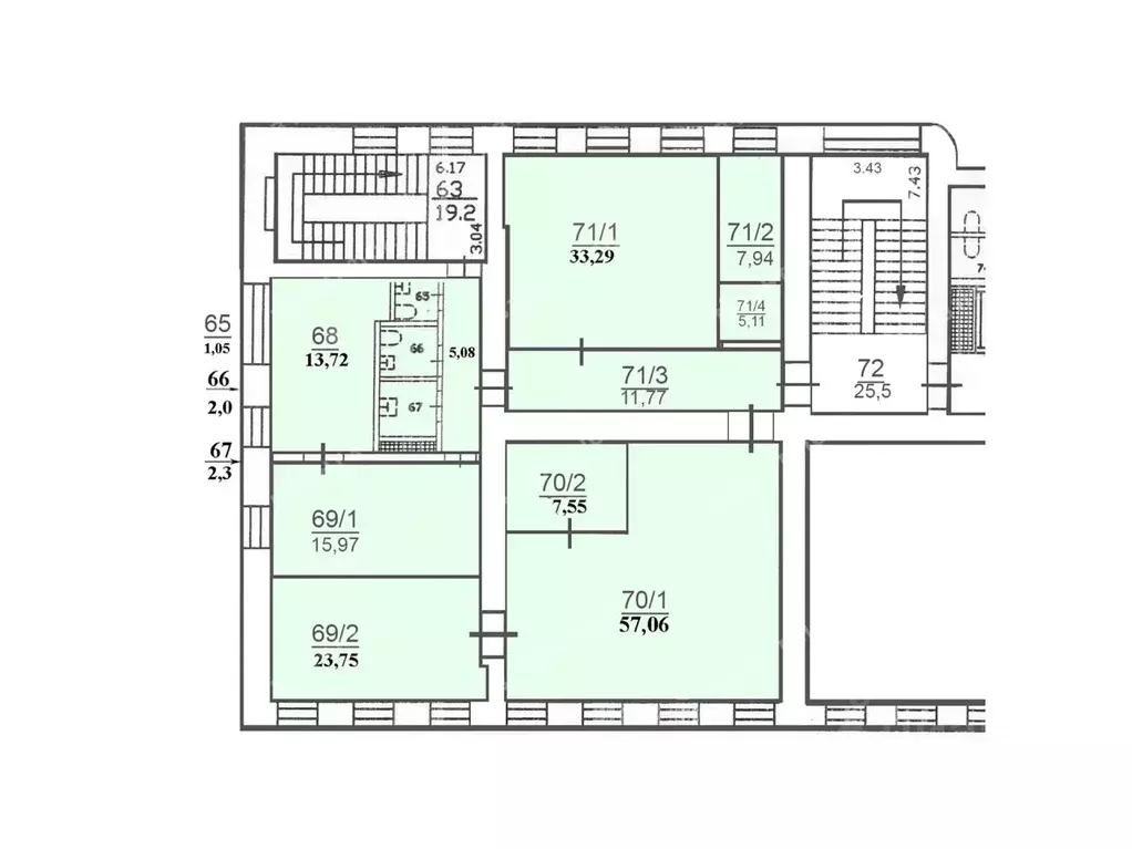 Офис в Санкт-Петербург Синопская наб., 50а (187 м) - Фото 2