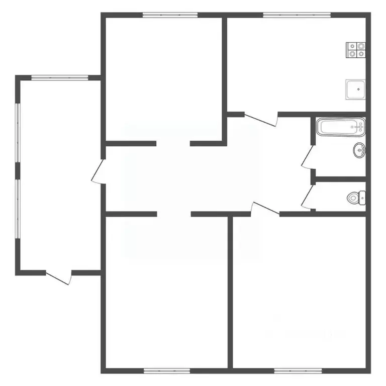 Дом в Тульская область, Чернский район, Липицкое с/пос, с. Новое ... - Фото 2