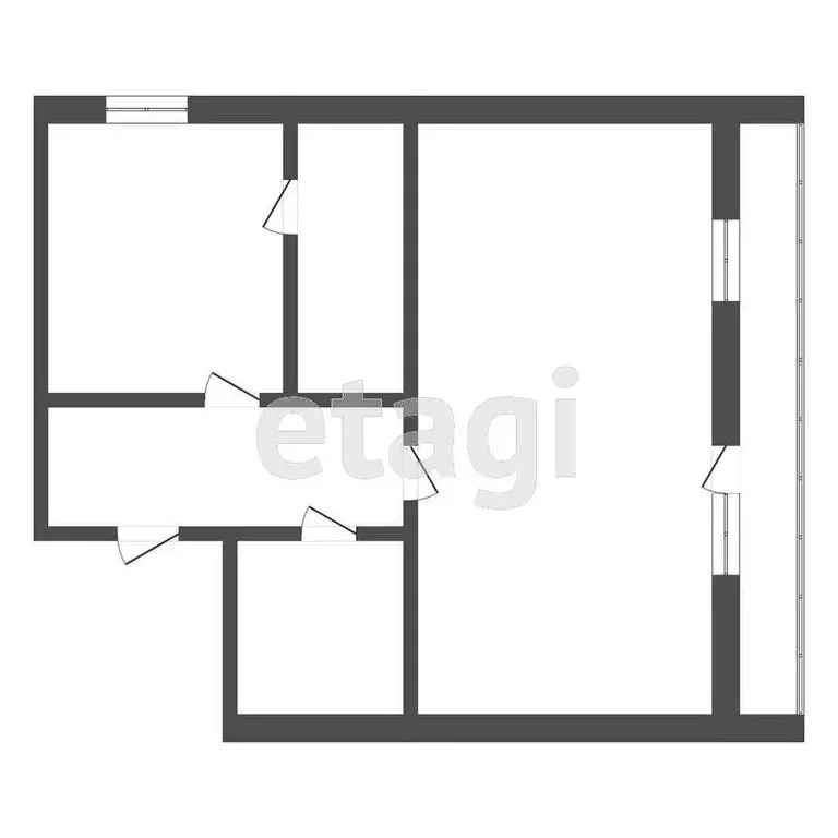 1-комнатная квартира: Тюмень, Интернациональная улица, 199к1 (56.6 м) - Фото 1