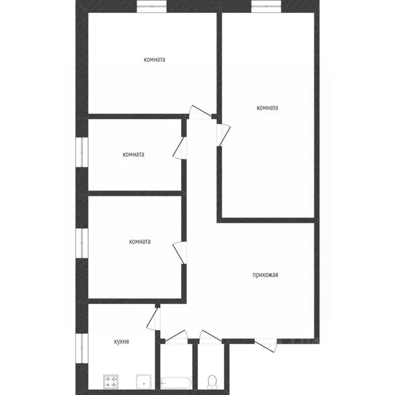 4-к кв. Татарстан, Казань Чистопольская ул., 82 (126.2 м) - Фото 2