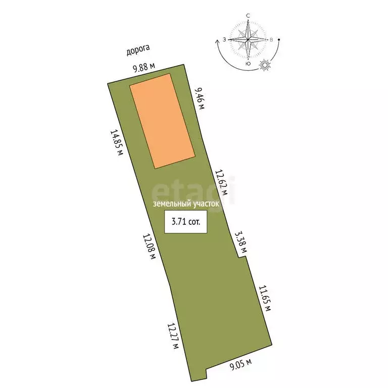 Дом в Миасс, Нагорная улица (39.6 м) - Фото 1