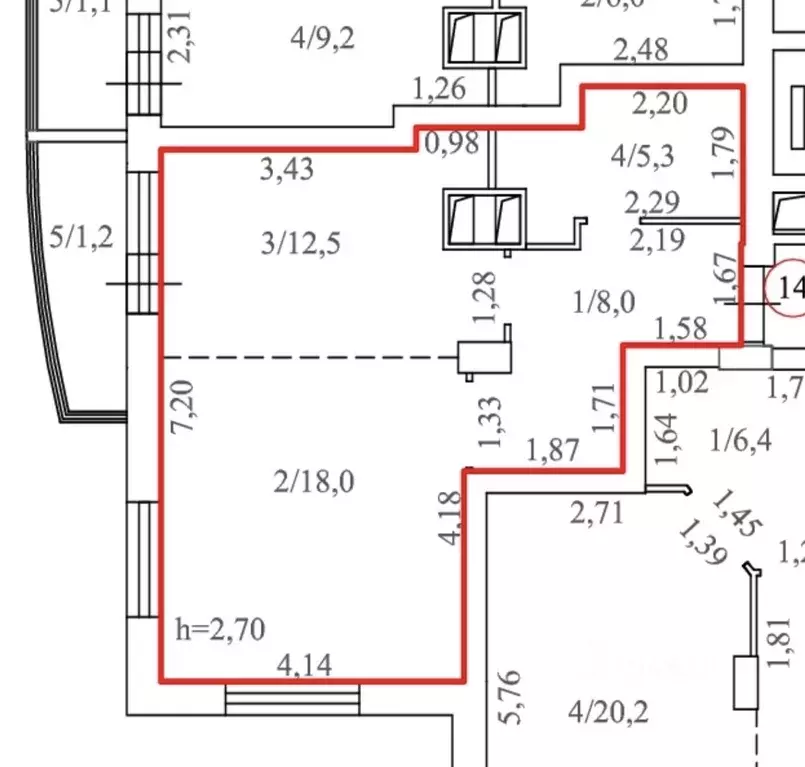 1-к кв. Пермский край, Пермь ул. Карпинского, 112А (44.0 м) - Фото 0
