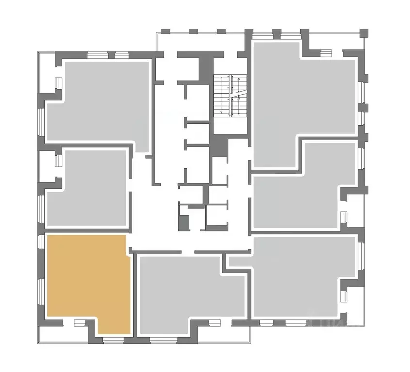 1-к кв. Воронежская область, Воронеж Галилей жилой комплекс (44.72 м) - Фото 2