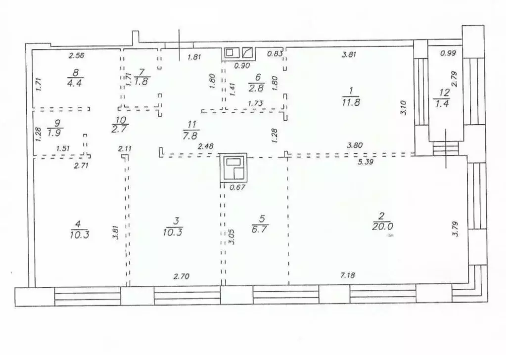 3-к кв. Татарстан, Казань ул. Алексея Козина, 8 (82.0 м) - Фото 2