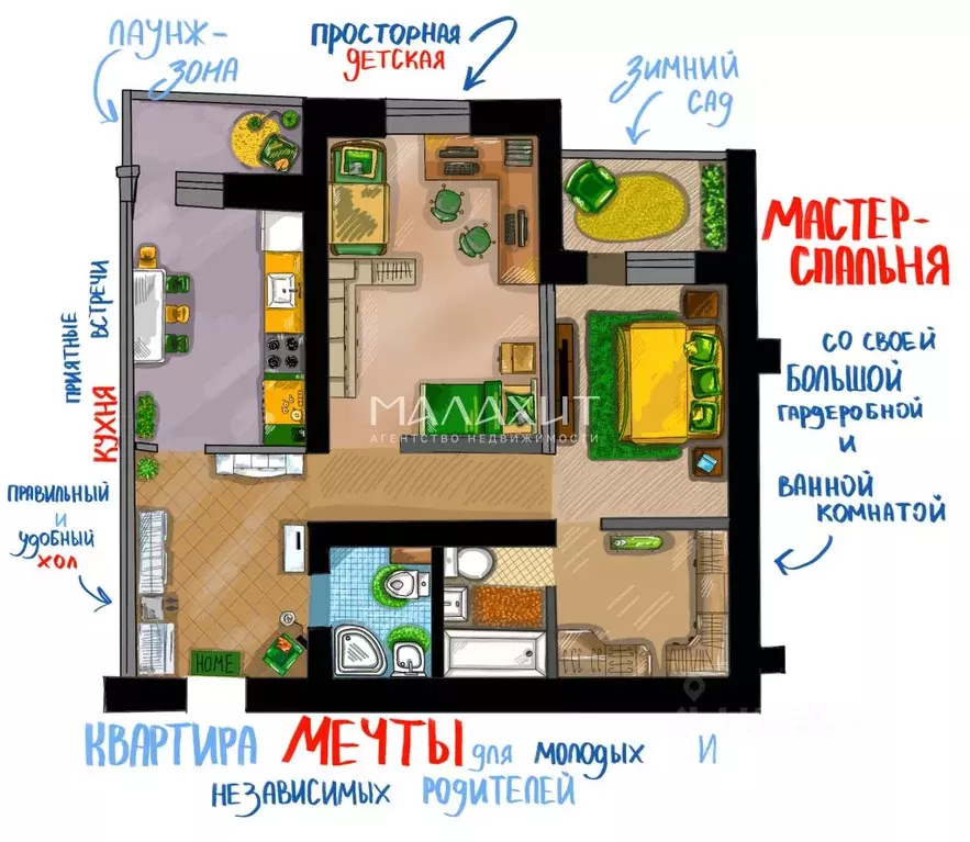2-к кв. Самарская область, Самара Парниковая ул., 36 (72.1 м) - Фото 1