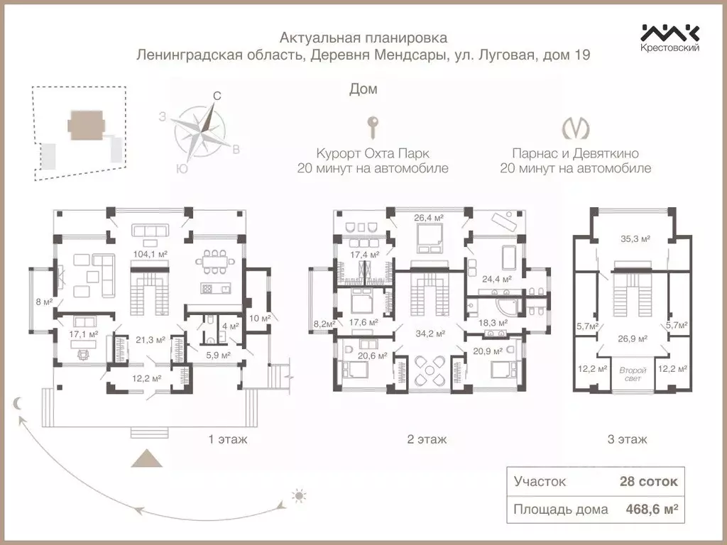 Дом в Ленинградская область, Всеволожский район, Бугровское городское ... - Фото 2