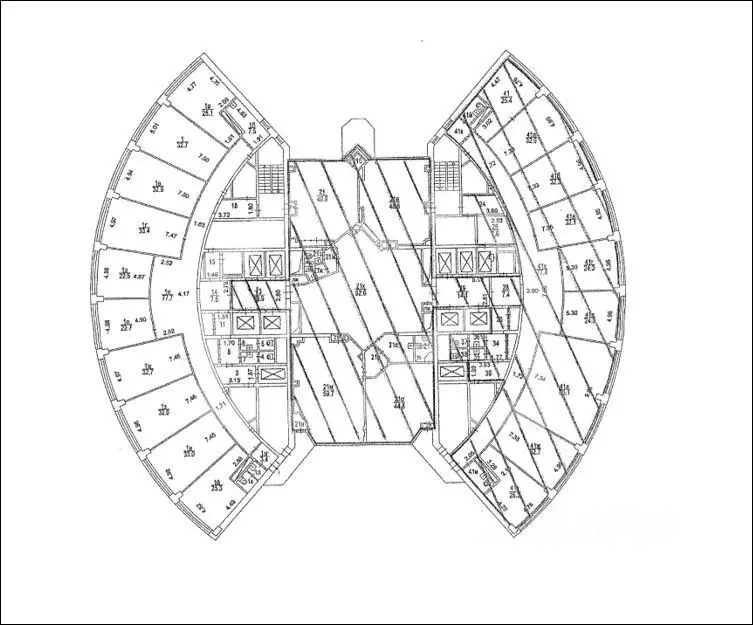 Офис в Москва наб. Тараса Шевченко, 23А (780 м) - Фото 2