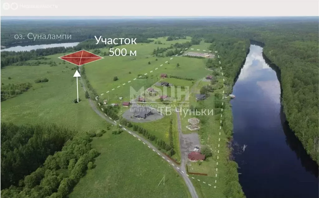 Участок в Кончезерское сельское поселение, остров Виданский (113 м) - Фото 1