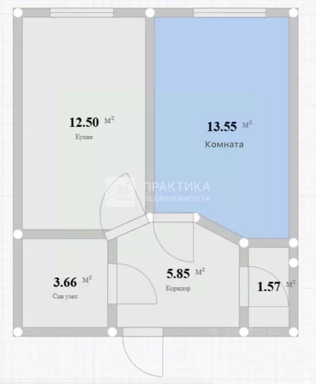 1-к кв. Московская область, Богородский городской округ, с. Бисерово, ... - Фото 2