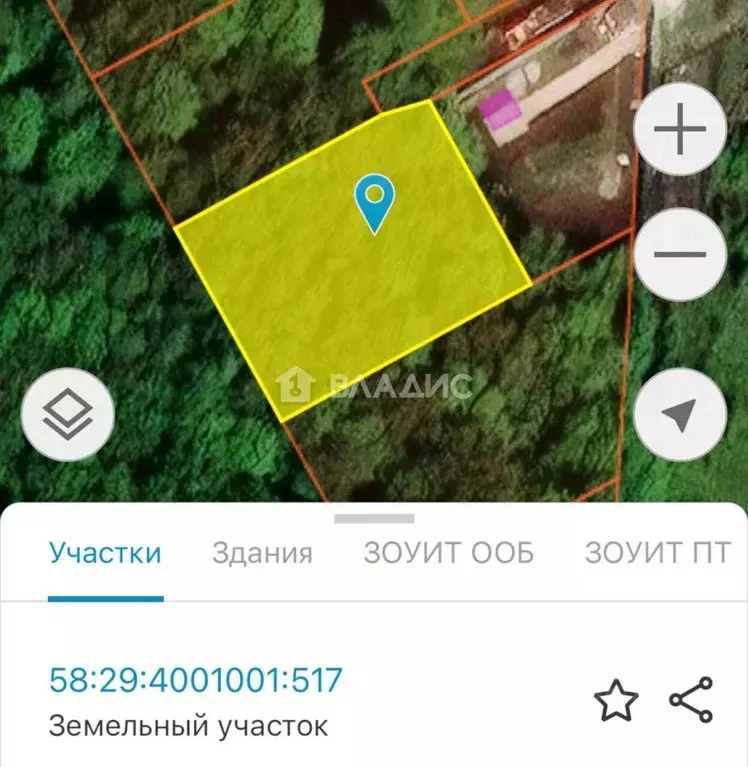 Участок в Пензенская область, Пенза ул. Генерала Волкова, 6 (13.12 ... - Фото 1