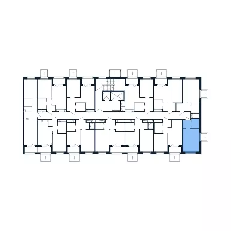 Квартира-студия: Новоселье, Центральная улица, 30к1 (22.5 м) - Фото 2