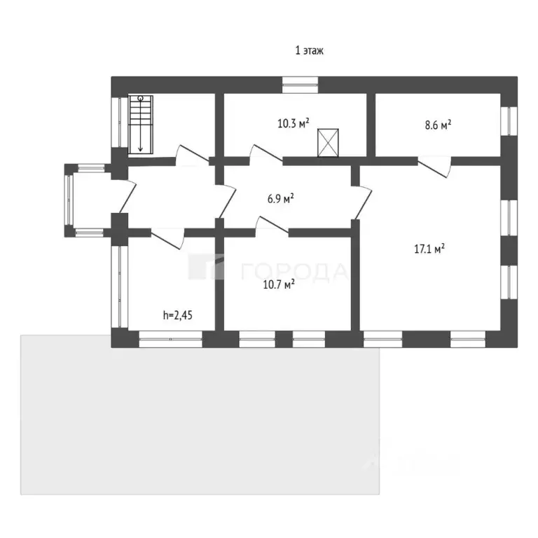 Дом в Кемеровская область, Новокузнецк ул. Володарского, 90 (99 м) - Фото 2